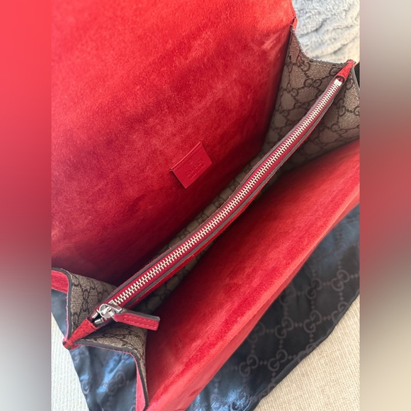 💯 Gucci GG Supreme Medium Embroidered Dionysus - Picture 11 of 15